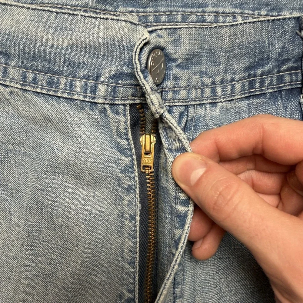 Diesel Carpenter Jeans Men 38x34 Blue Relaxed Straight Leg Double Knee Work Y2K - Picture 6 of 14